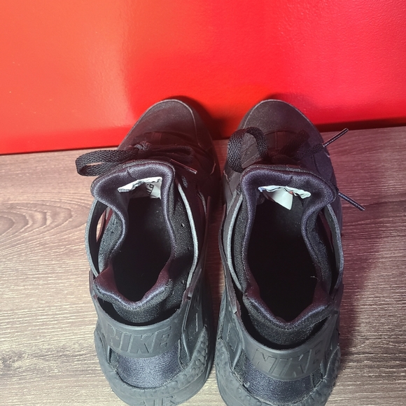 Nike Air Huarache womens Black Round Toe Lace Up 318429-003 Running Size 8.5 - Picture 4 of 8